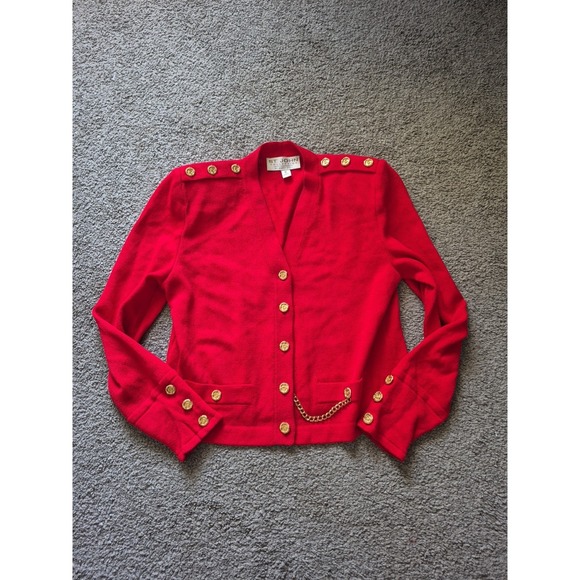 St. John Collection By Marie Gray - Wool Red Blazer -‎ Size: 6